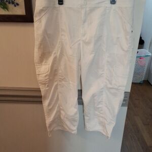 Style & Co. White Women's Cargo Capris